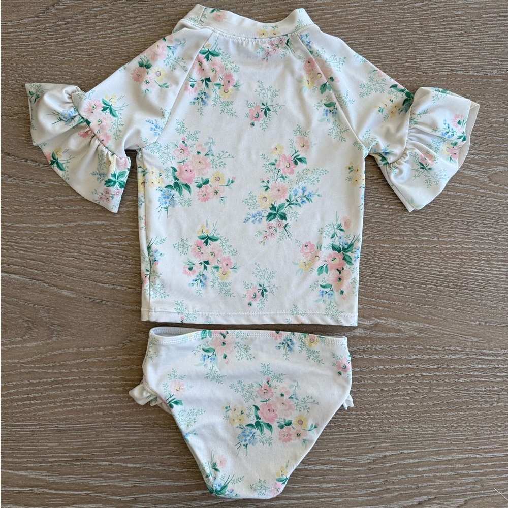 Floral Rash Guard Set - Picture 3 of 6